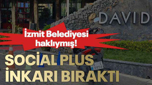 İzmit Belediyesi haklıymış! Social Plus inkarı bıraktı